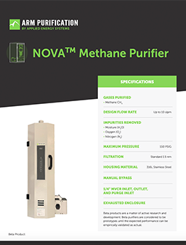 NOVA Methane Purifier